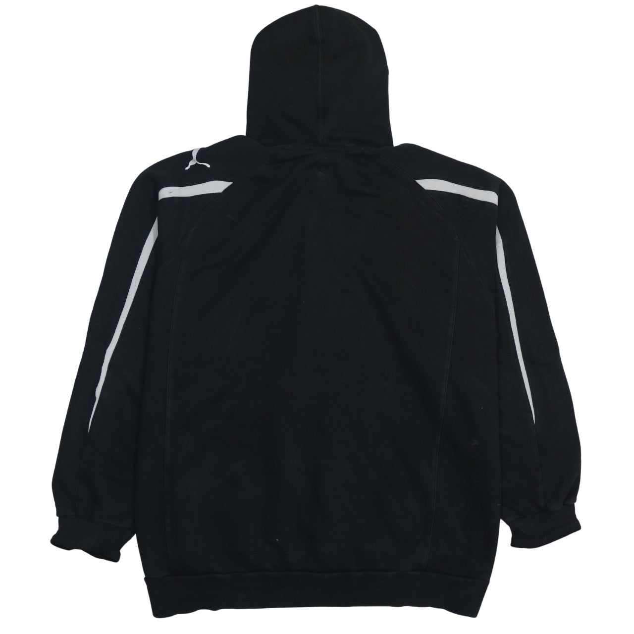 Puma Men's Black 3XL Pullover Hoodie Fleece Logo Sportswear