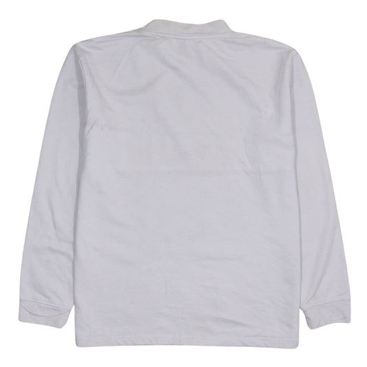 Ellesse Women's White Cotton Pullover Sweatshirt Size 8
