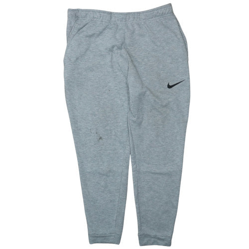 Nike Men's Grey Dri-Fit Jogger Sweatpants L Casual Elastic Waist