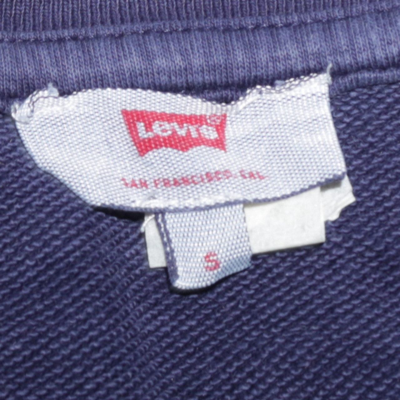 Levi's Men's Blue Small Crew Neck Pullover Sweatshirt