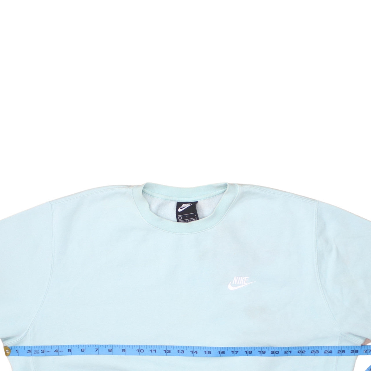 Nike Women’s Blue Cotton Blend Pullover Sweatshirt L