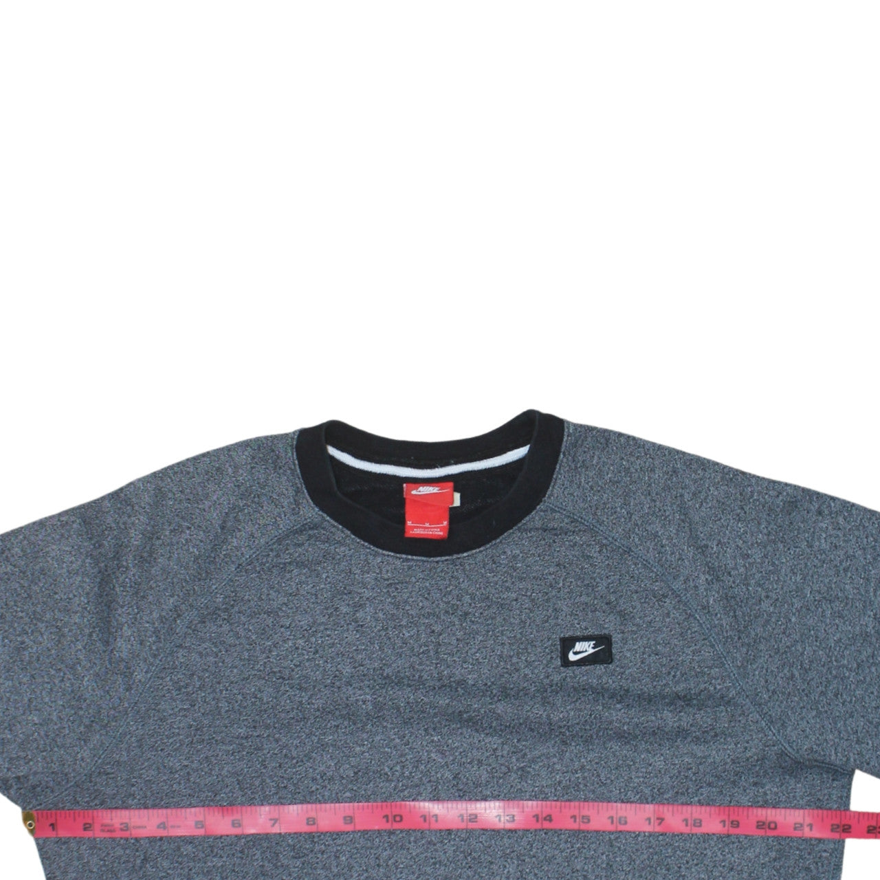 Nike Men's Grey Crew Neck Pullover Sweatshirt M Regular Fit