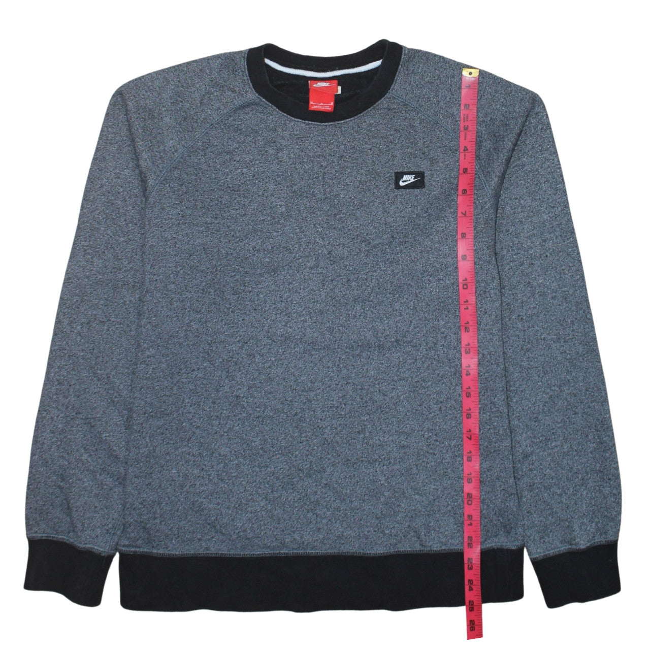 Nike Men's Grey Crew Neck Pullover Sweatshirt M Regular Fit