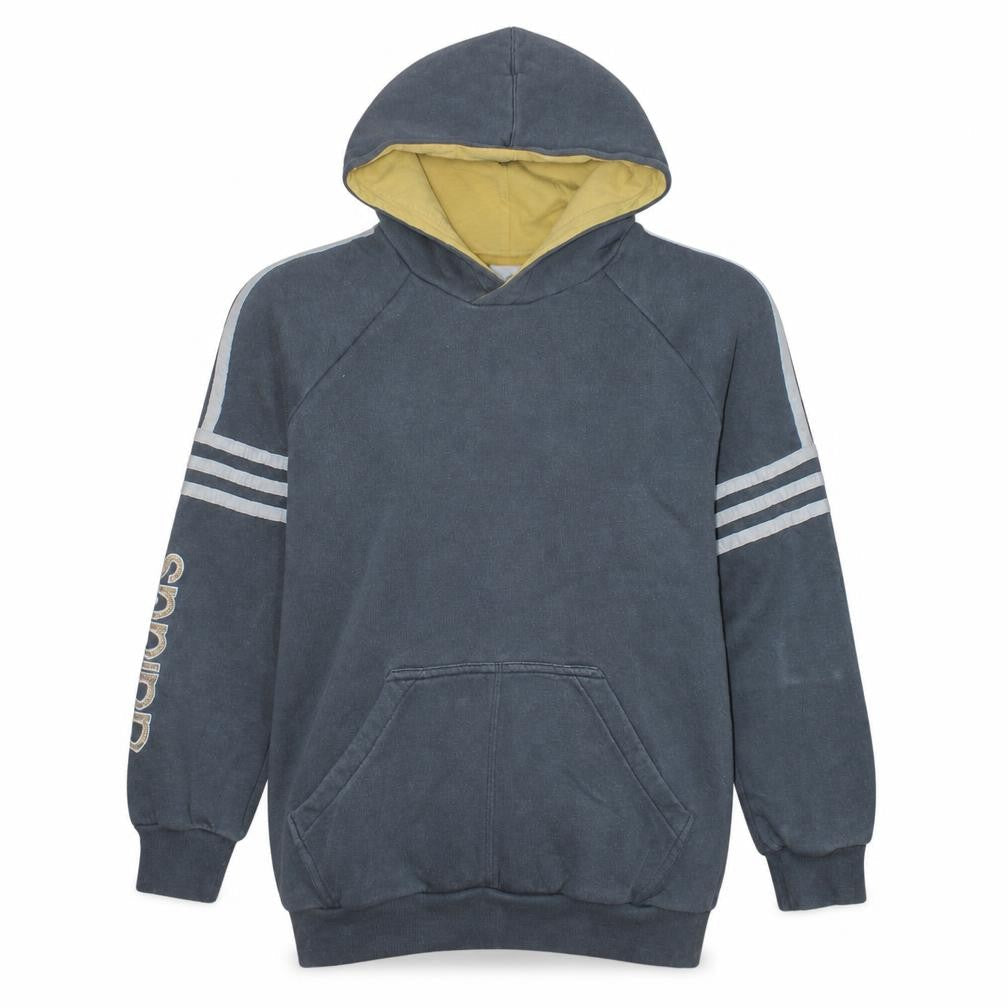 Adidas Teens Grey Pullover Hoodie 164 Logo Sports Style