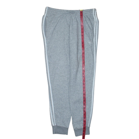 Adidas Womens Grey Jogger Trousers Size M Elastic Waist Comfort Fit