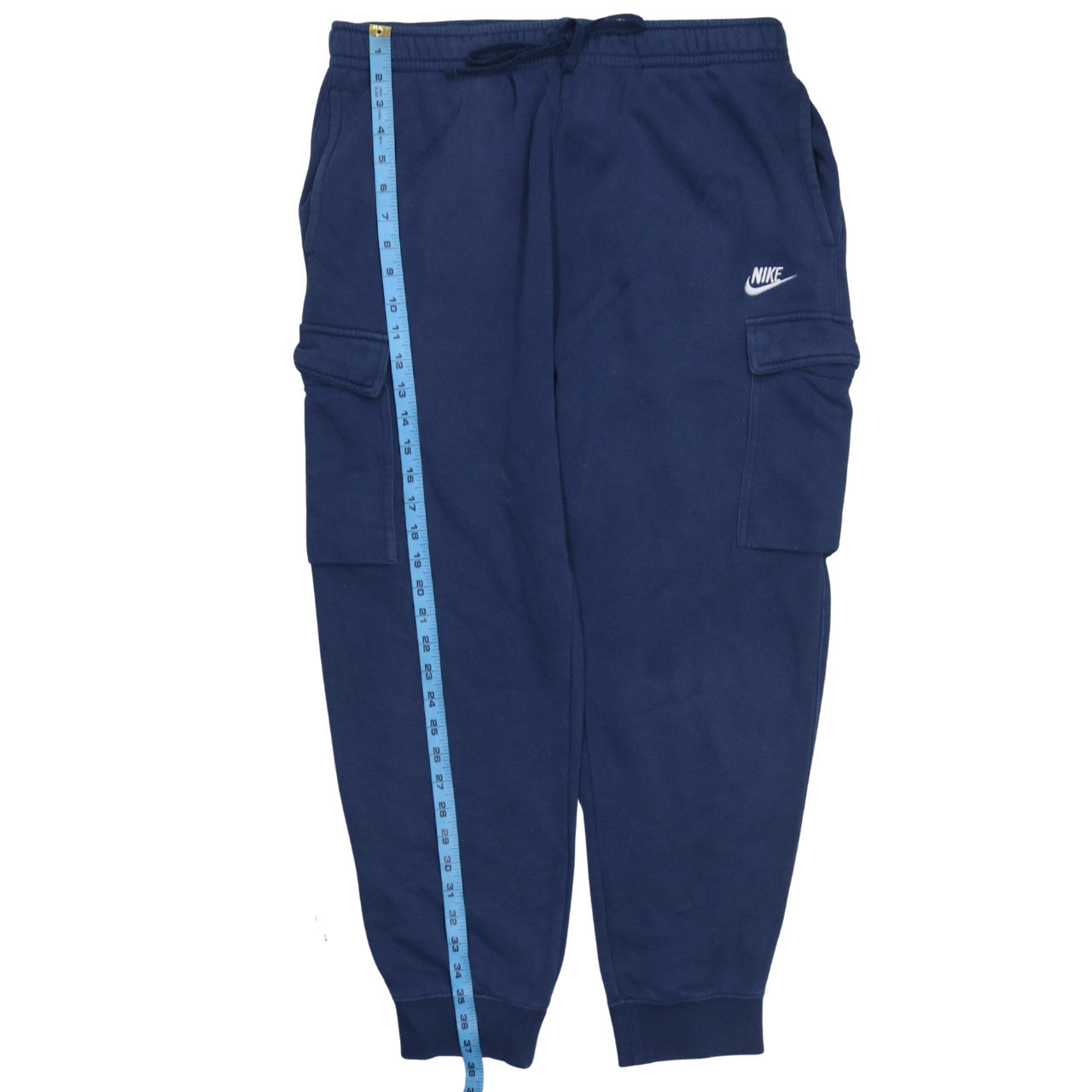 Nike Men's Blue Cargo Jogger Trousers L Regular Fit