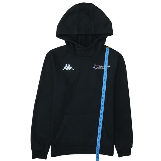 Kappa Men's Black Small Pullover Hoodie Trafford College Fleece