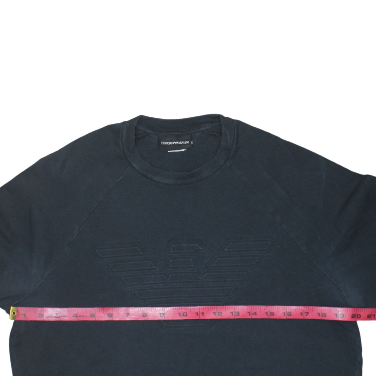 Emporio Armani Men's Black Logo Sweatshirt Size M Crew Neck
