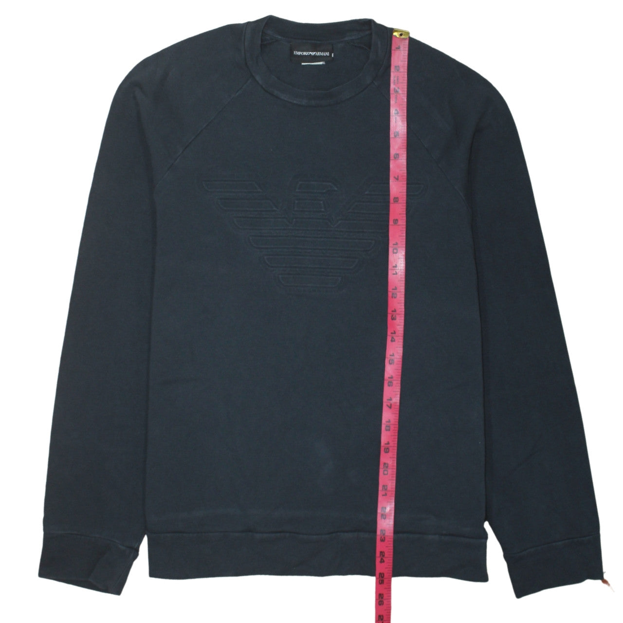 Emporio Armani Men's Black Logo Sweatshirt Size M Crew Neck