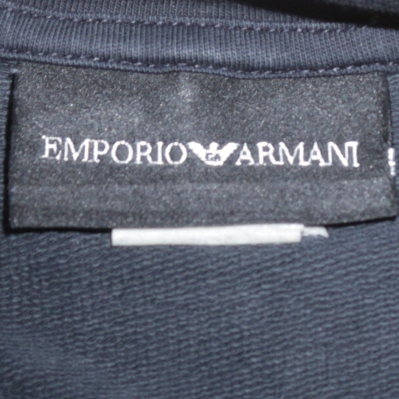 Emporio Armani Men's Black Logo Sweatshirt Size M Crew Neck
