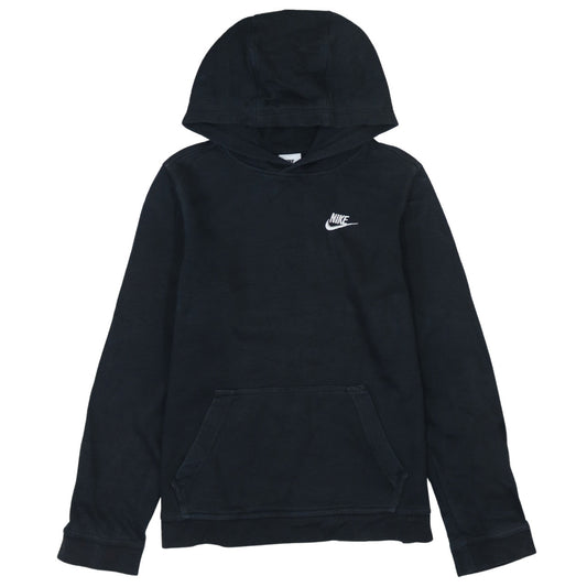 Nike Boys Black Pullover Hoodie XL 158-170cm Cotton Blend Casual