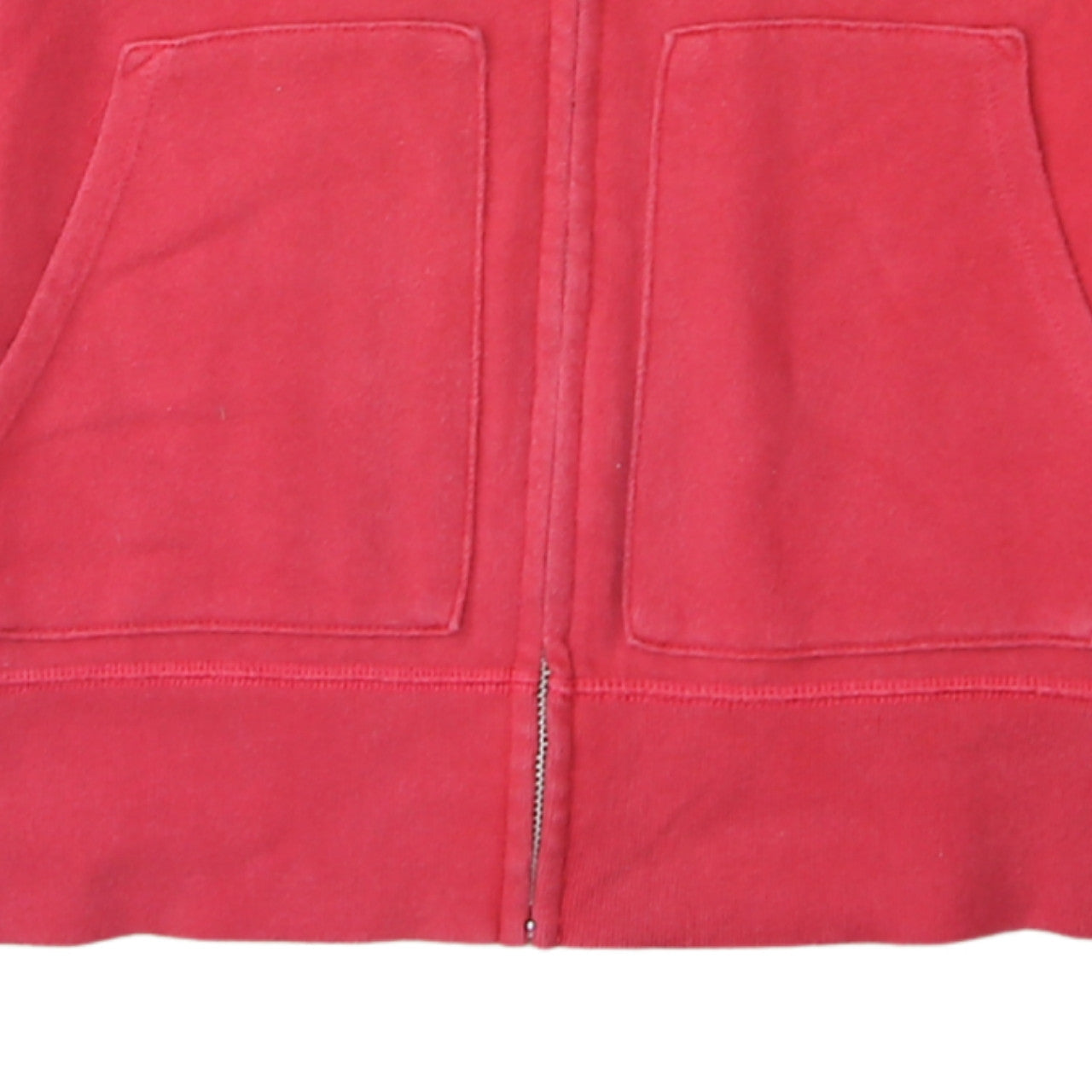 GAP Women's Red Full Zip Hoodie Size M Cotton Blend Casual
