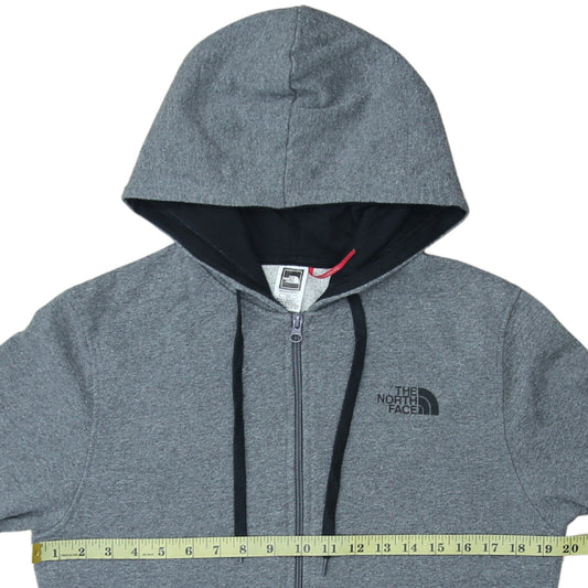 The North Face Men's Grey Full Zip Hoodie Size S