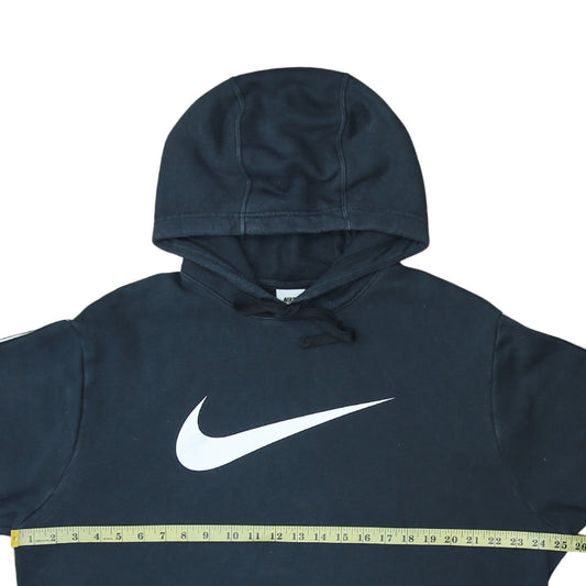 Nike Women’s Black Large Pullover Hoodie with Logo Print