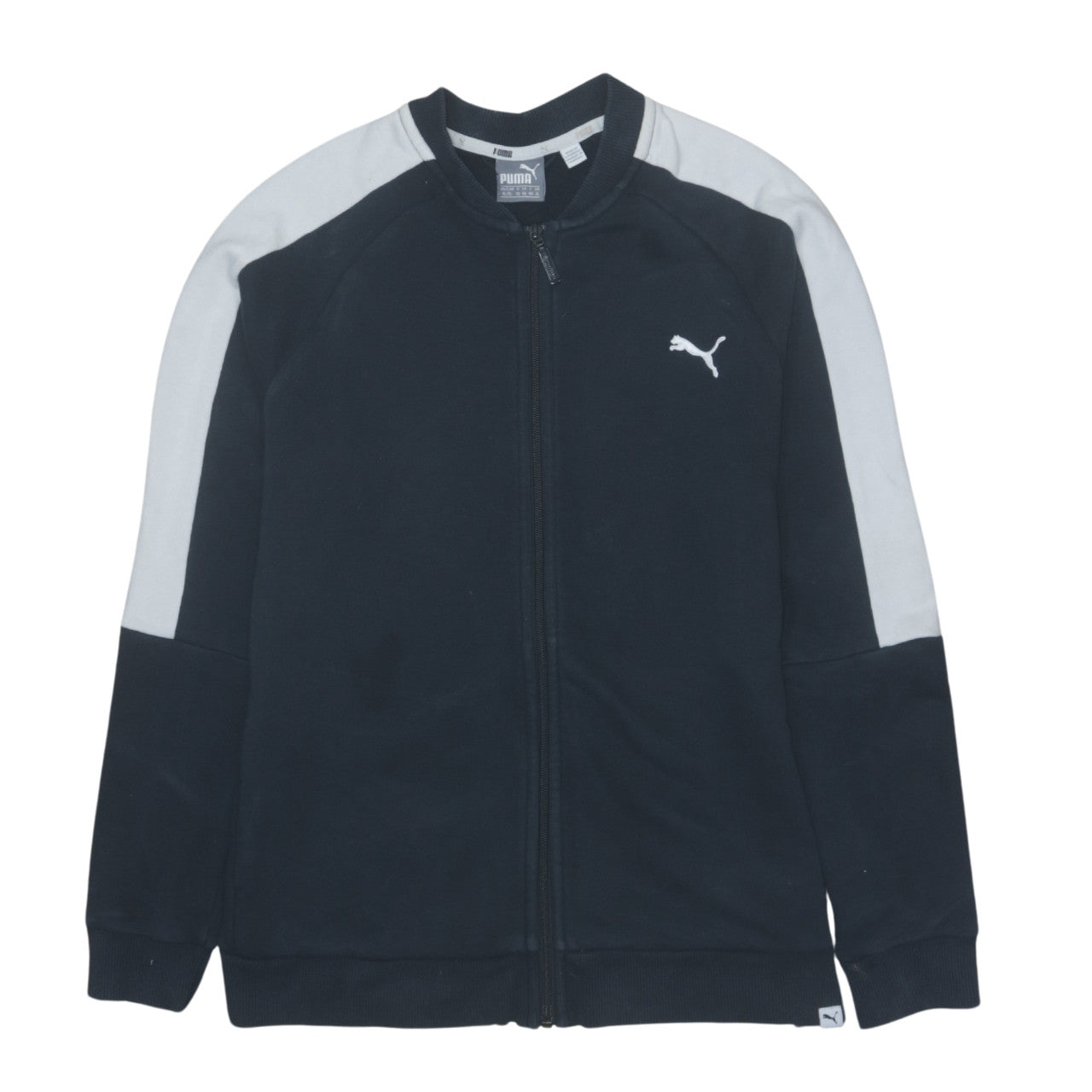 Puma Women Black Full Zip Hoodie XL Sportswear Comfortable Style