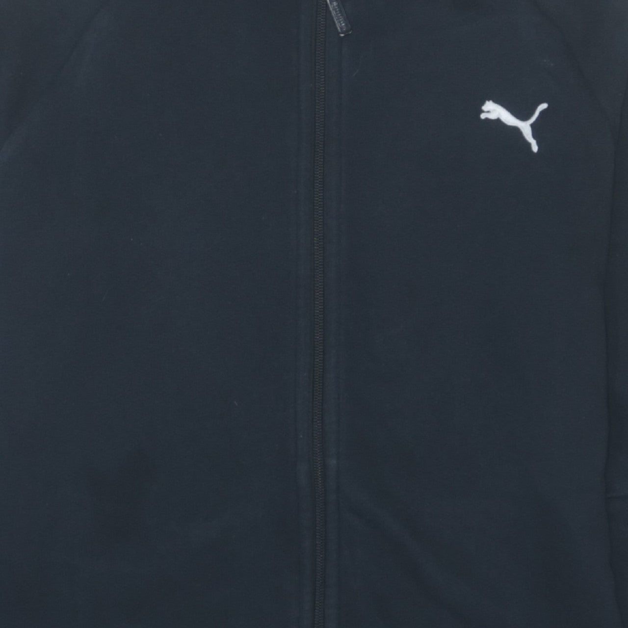 Puma Women Black Full Zip Hoodie XL Sportswear Comfortable Style