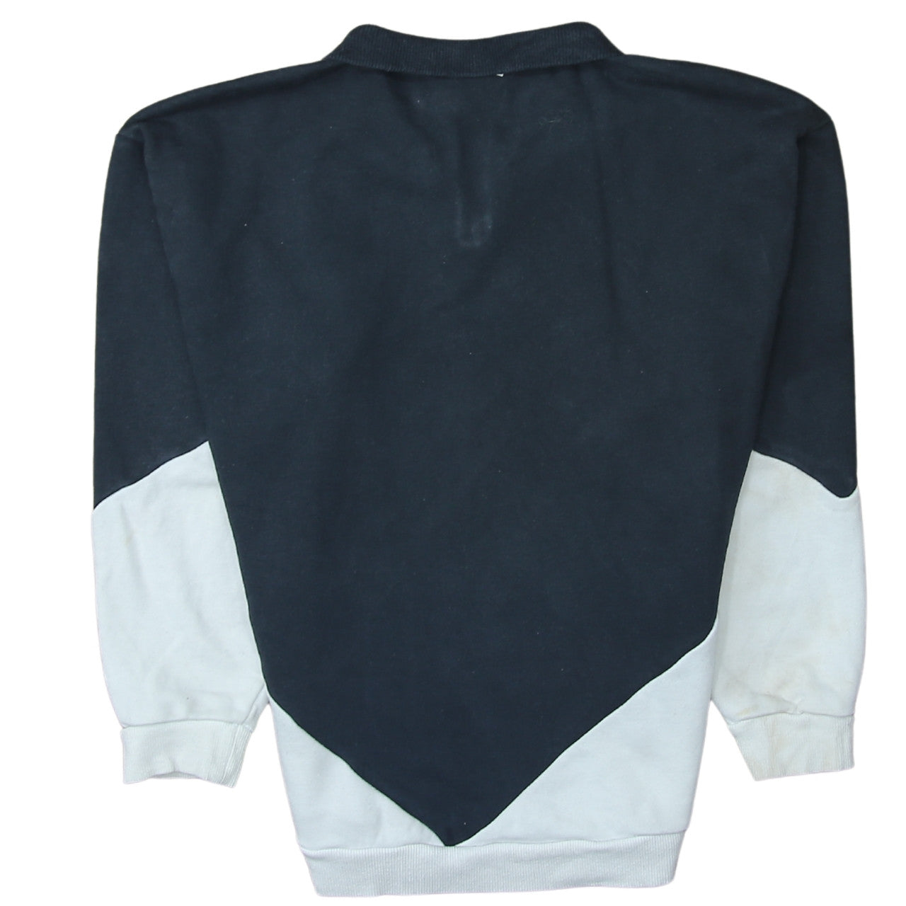 Adidas Womens Black & White 1/4 Zip Sweatshirt UK 8