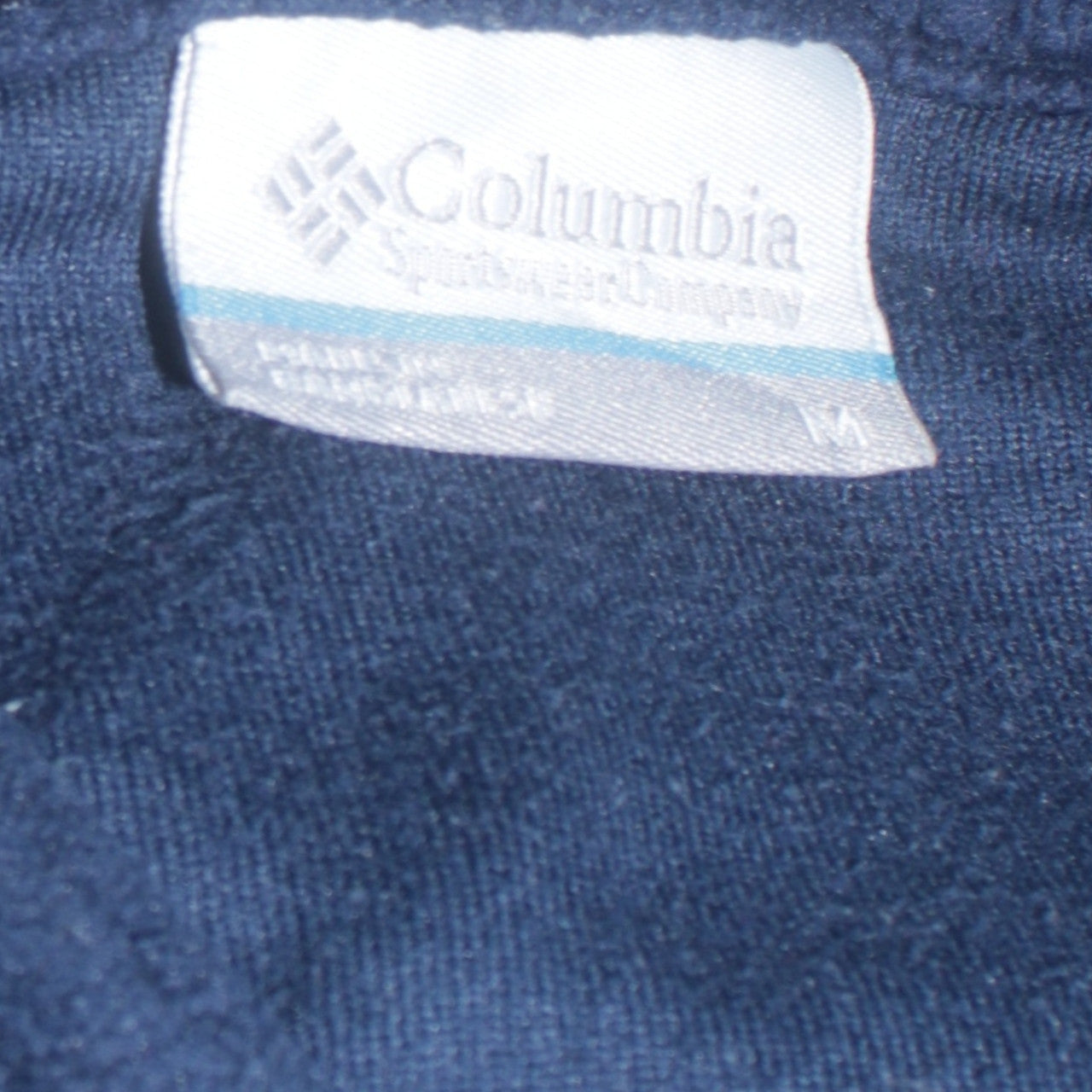 Columbia Men's Blue Fleece 1/4 Zip Pullover Sweatshirt M