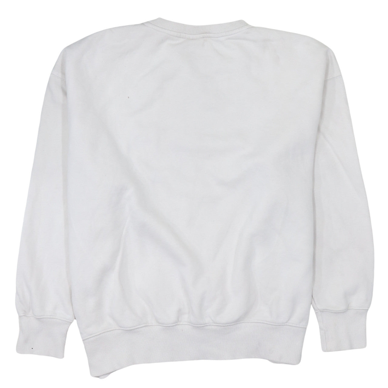 Nike Mens White Medium Pullover Crew Neck Graphic Sweatshirt