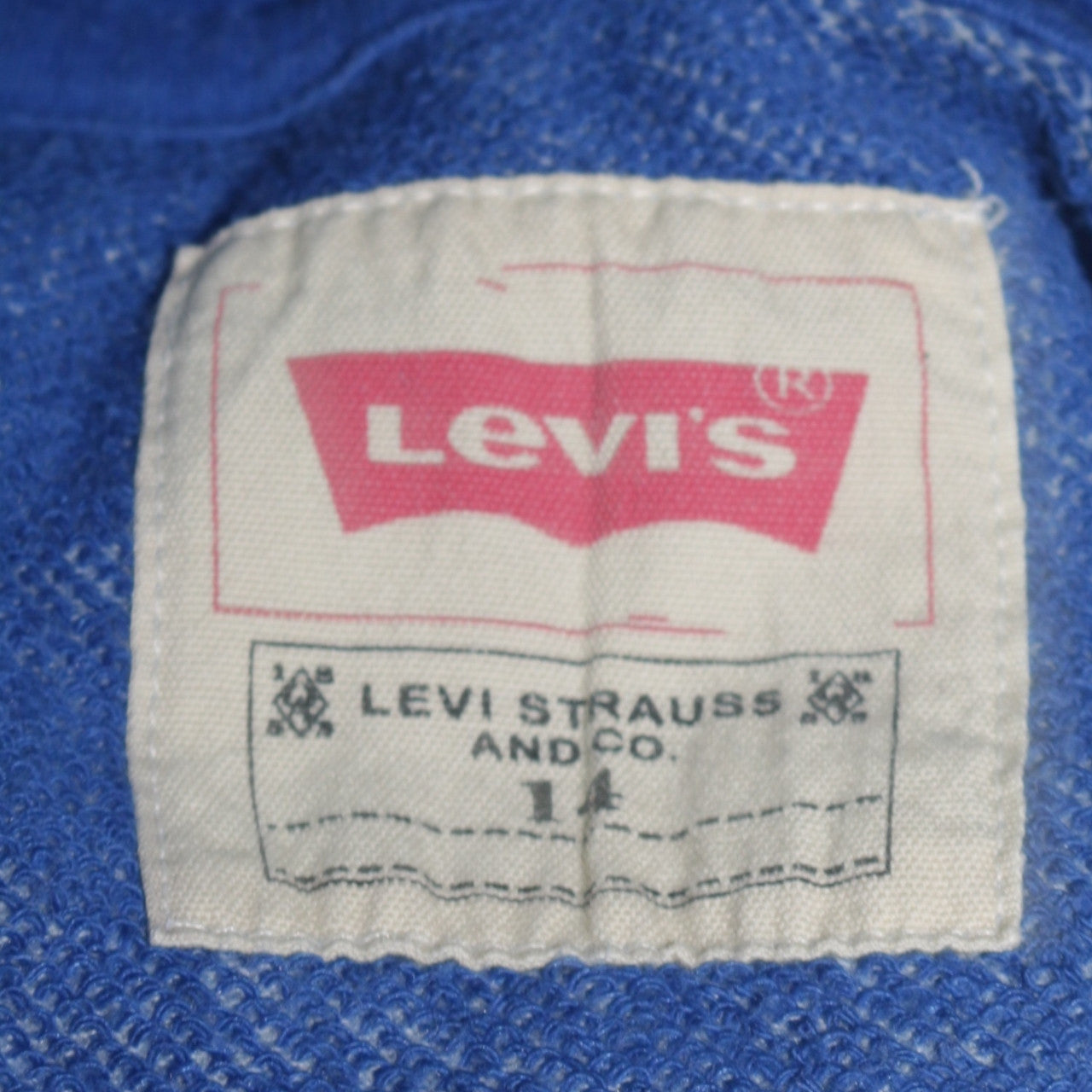 Levi's Boys Grey Pullover Hoodie 14 Years Hooded Graphic Print Sweatshirt