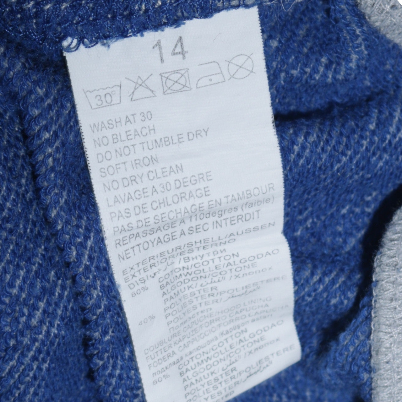 Levi's Boys Grey Pullover Hoodie 14 Years Hooded Graphic Print Sweatshirt