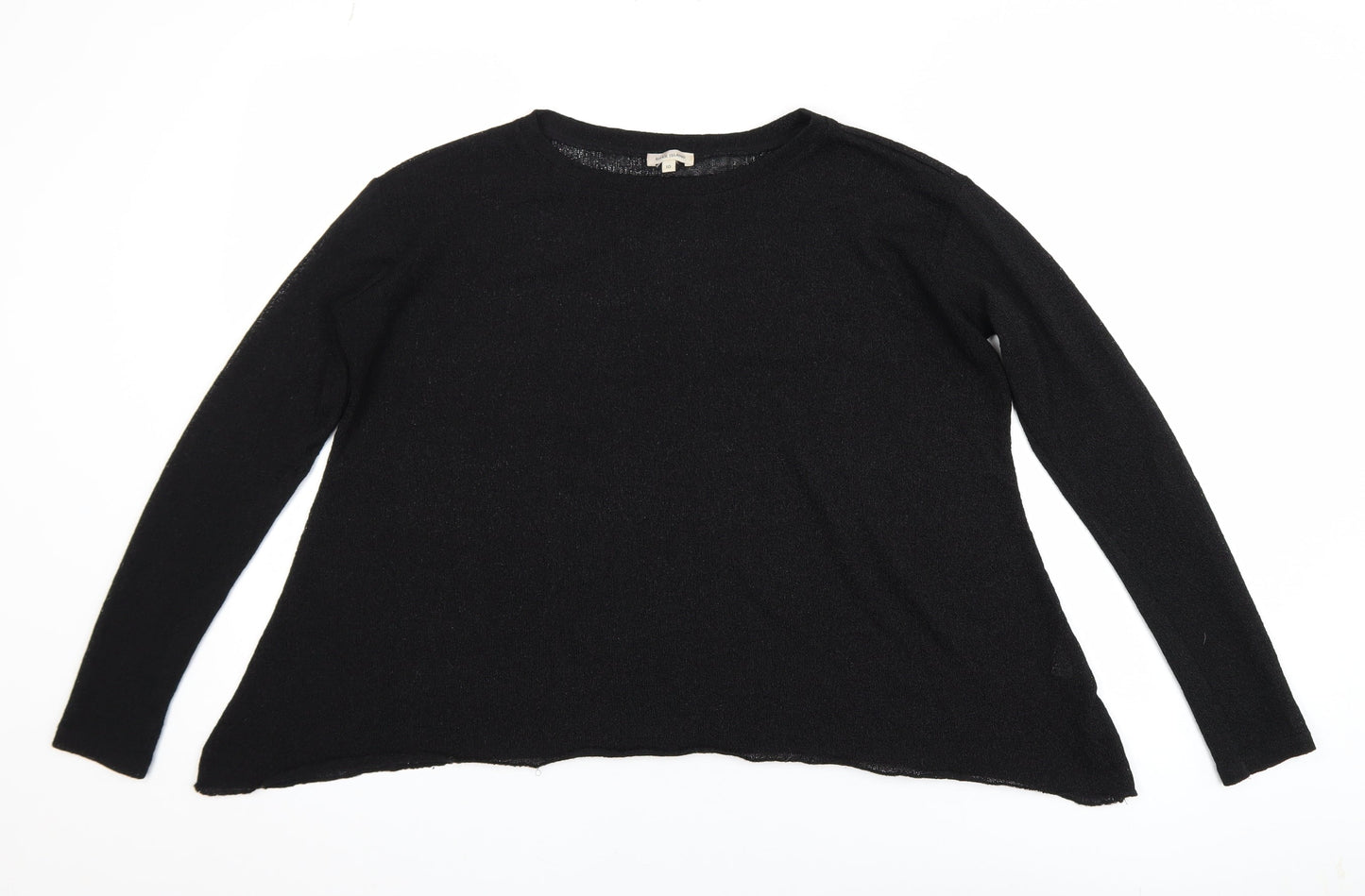 River Island Women’s Black Size 10 Crew Neck Long Sleeve Jumper