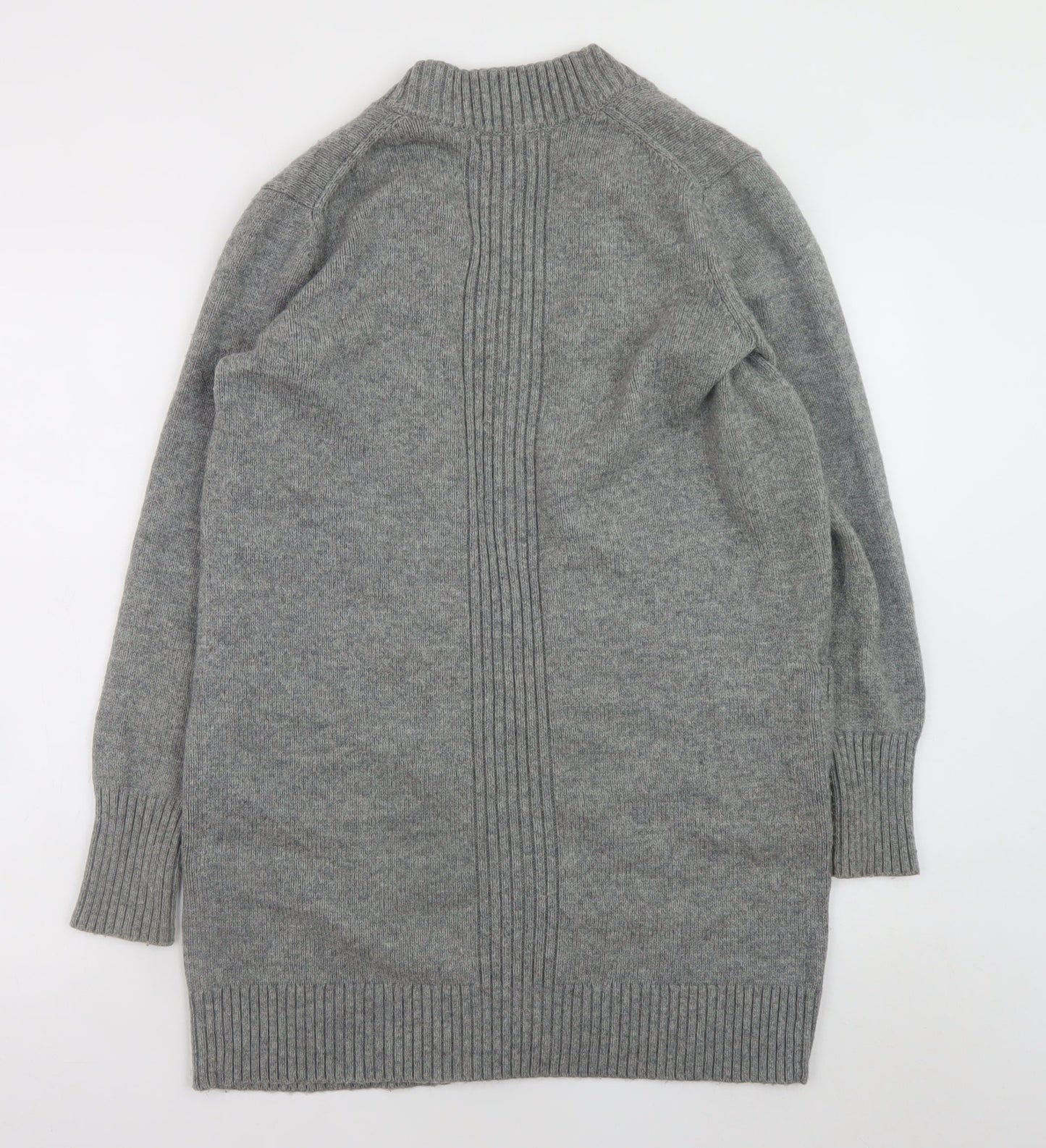 Boden Women's Grey Wool Blend Long Cardigan Size S
