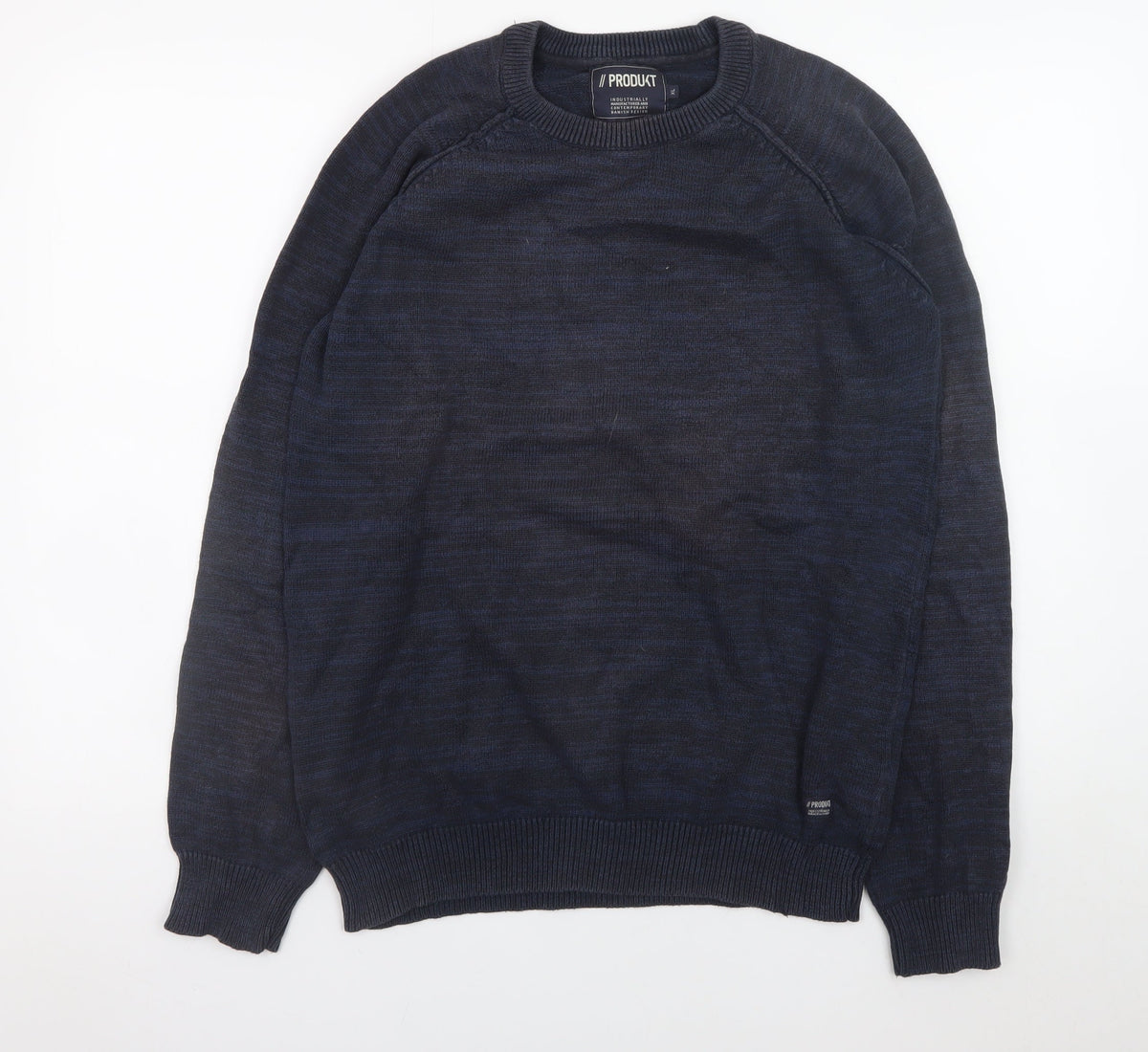 Back view of PRODUKT Men's Blue XL Crew Neck jumper