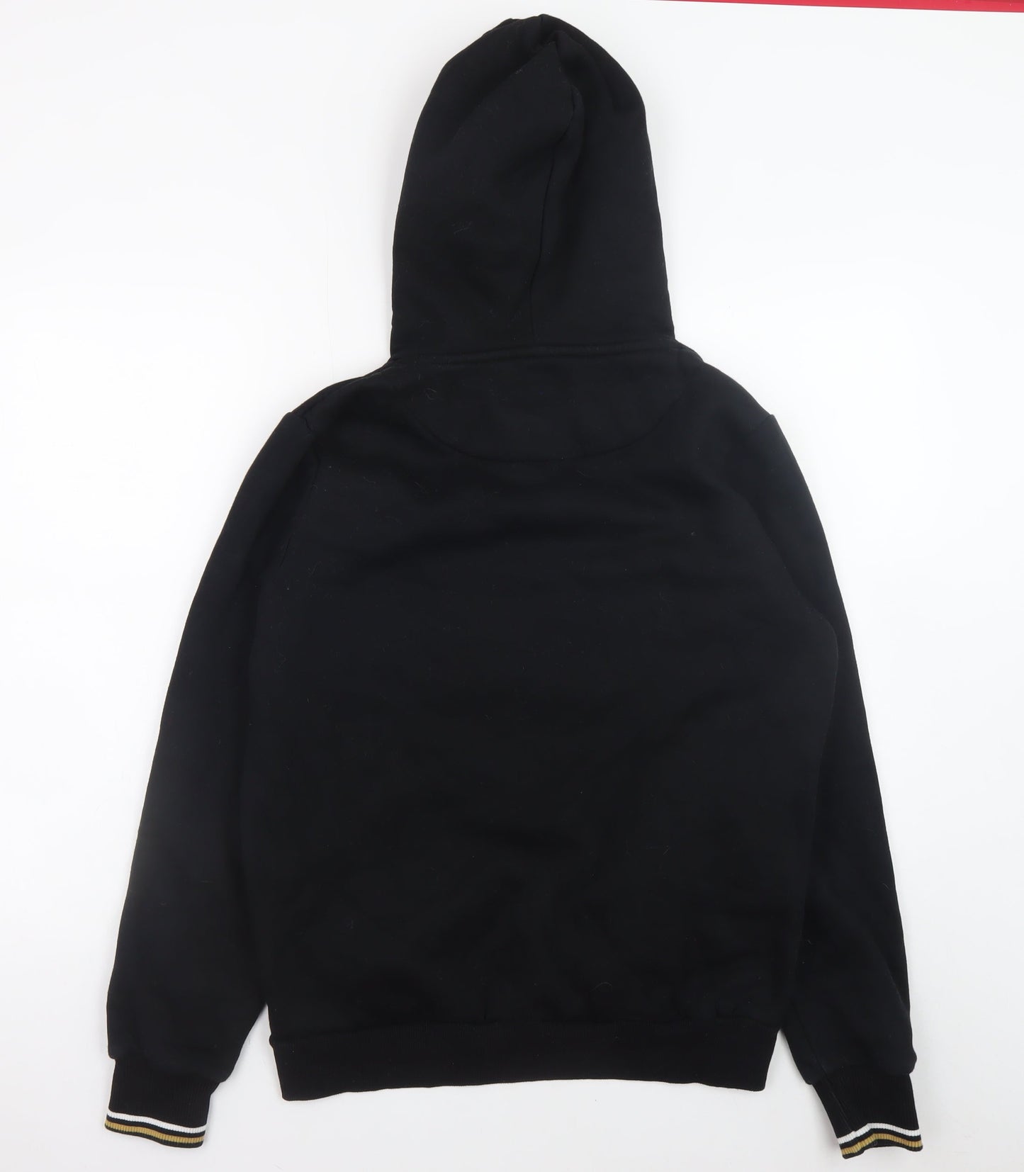 Crystal Palace Men’s Black Grey Gold Pullover Hoodie S Football Style