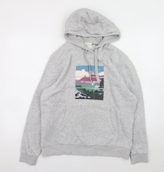 Mountain Warehouse Women’s Grey Hooded Pullover Sweatshirt UK 12