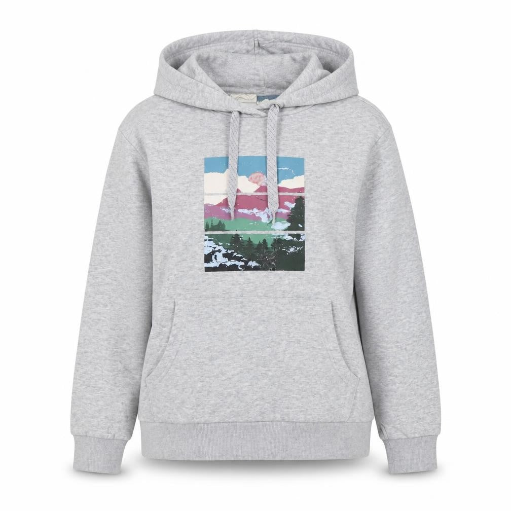 Mountain Warehouse Women’s Grey Hooded Pullover Sweatshirt UK 12