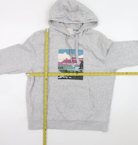 Mountain Warehouse Women’s Grey Hooded Pullover Sweatshirt UK 12