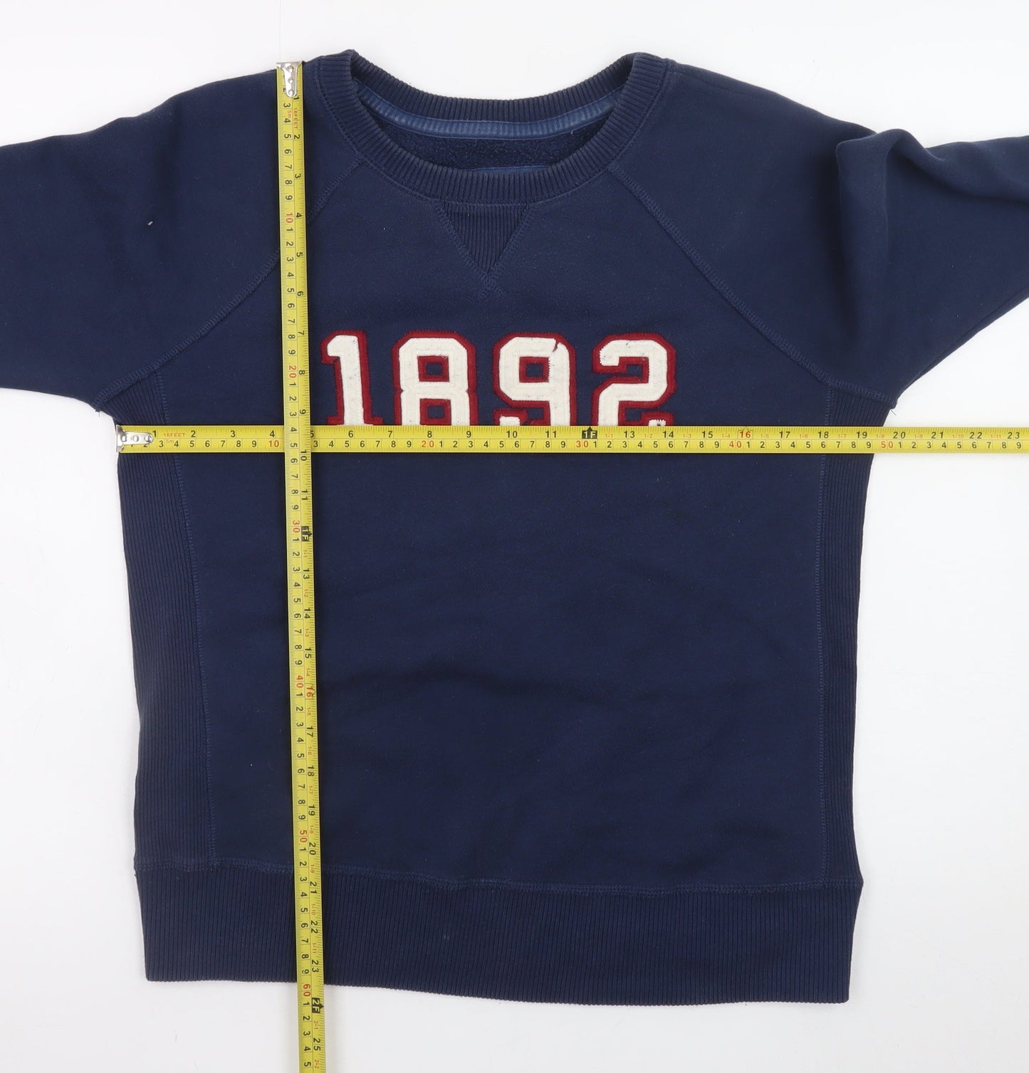 Abercrombie & Fitch Women’s Navy Blue 1892 Sweatshirt Size M Cotton Blend