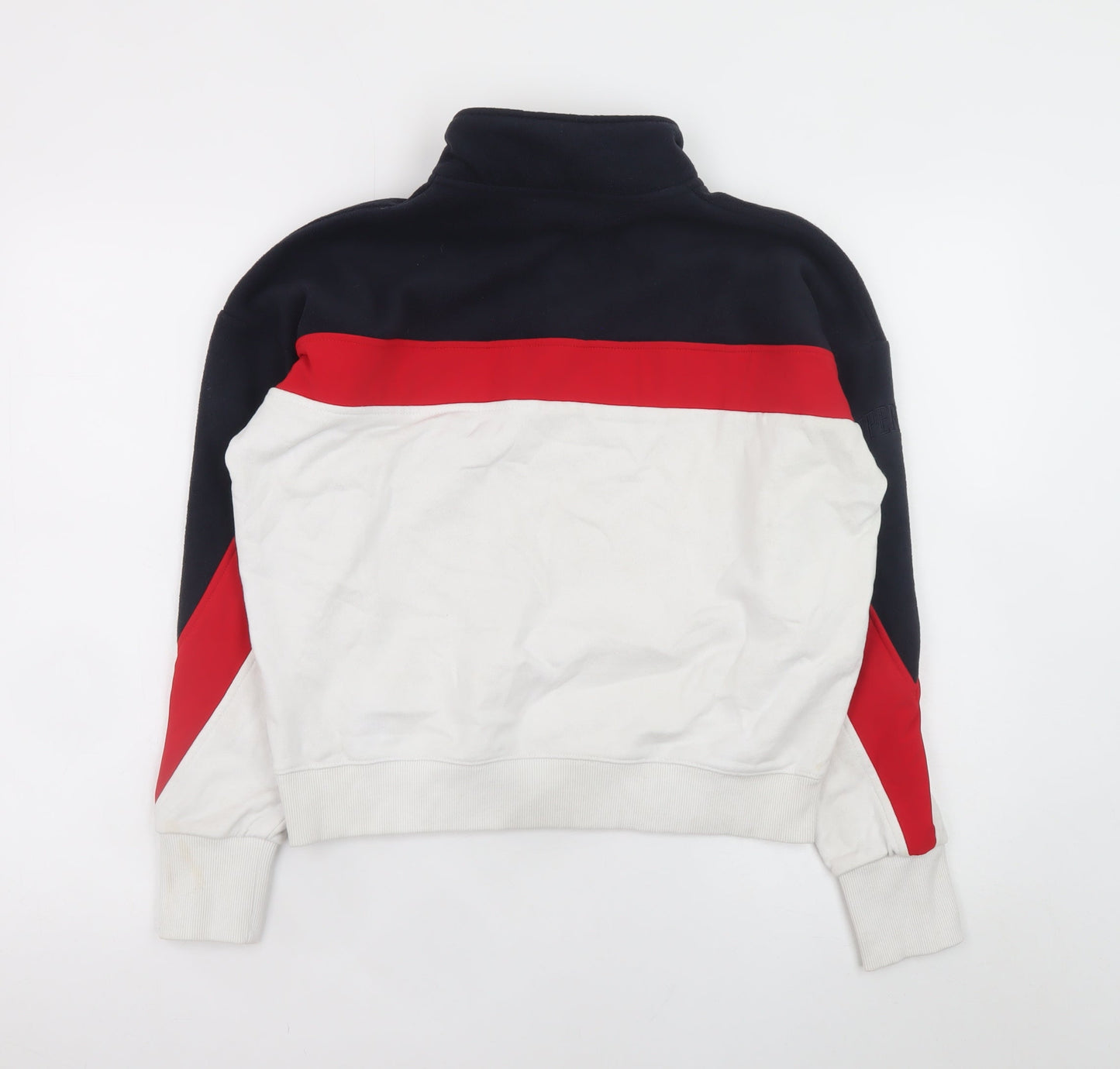 Superdry Women Multicoloured 1/2 Zip Fleece Jacket Size 12