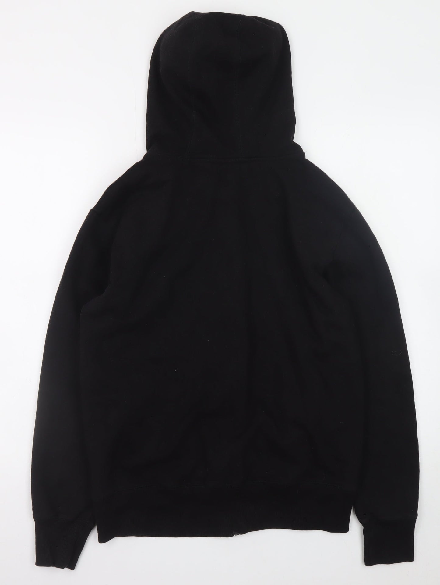Ellesse Womens Black Full Zip Hoodie Medium Cotton Blend