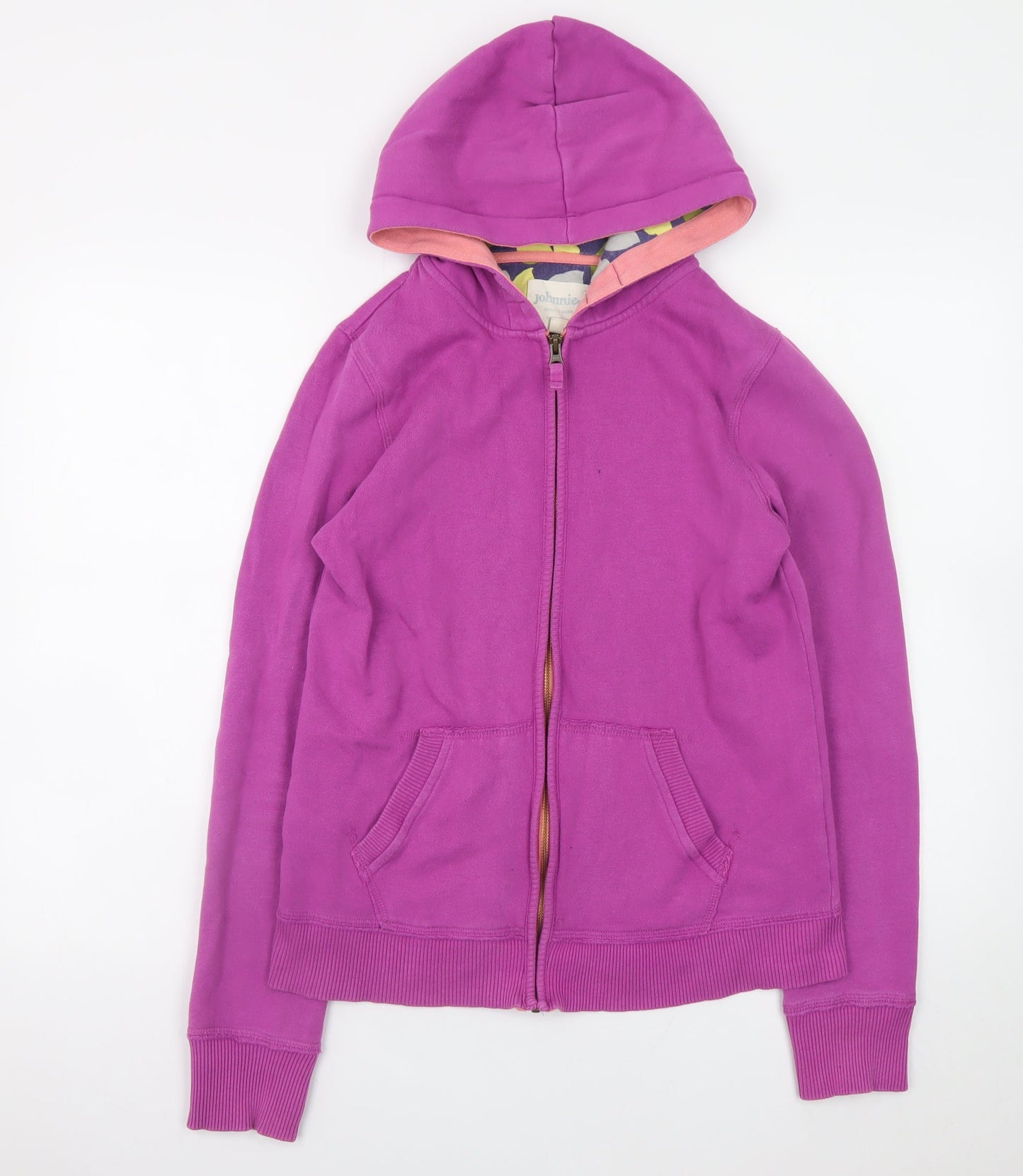 Johnnie B Girls Pink Full Zip Hoodie 16 Years Cotton Blend