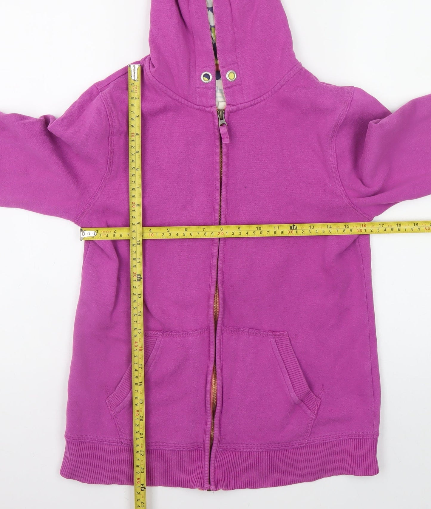Johnnie B Girls Pink Full Zip Hoodie 16 Years Cotton Blend