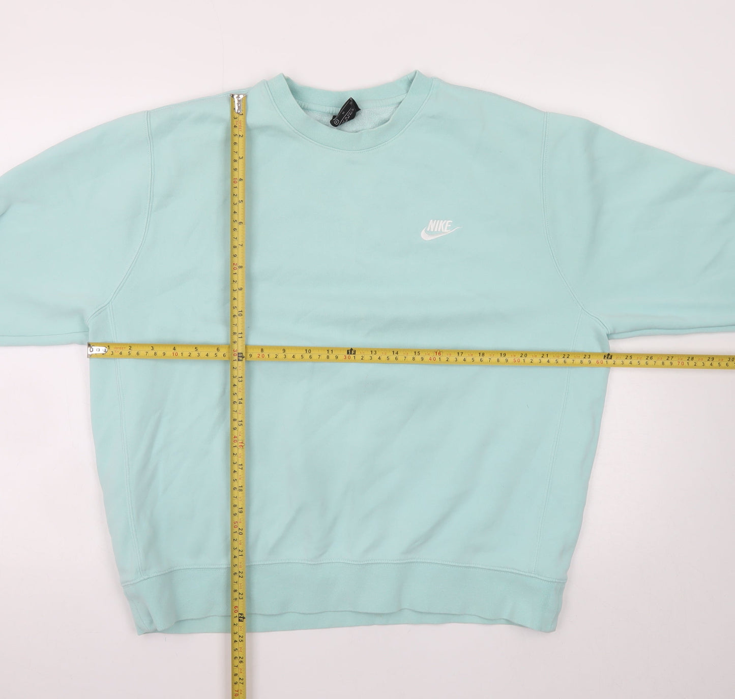 Nike Women Mint Green Crew Neck Pullover Sweatshirt Size M