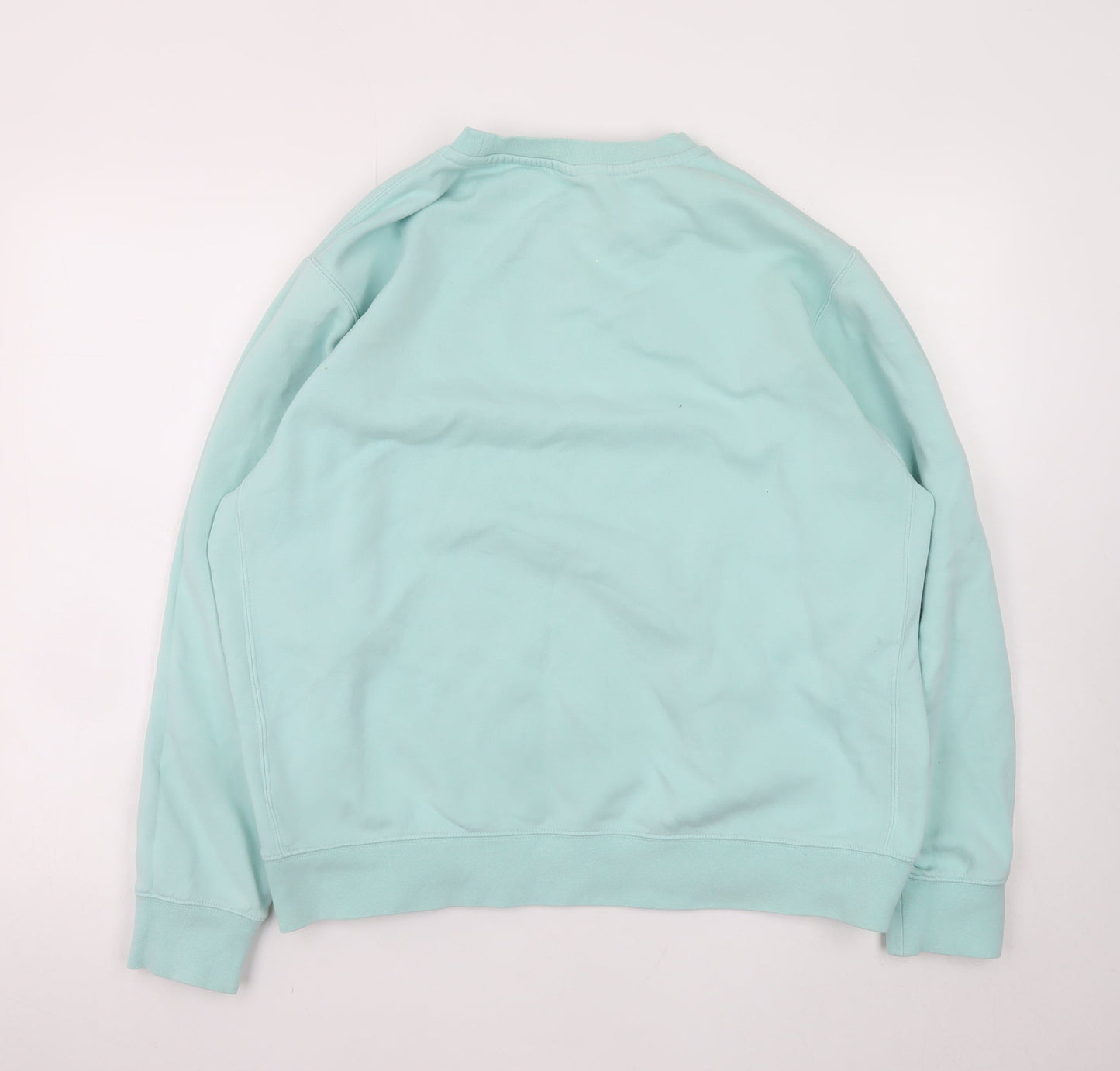Nike Women Mint Green Crew Neck Pullover Sweatshirt Size M