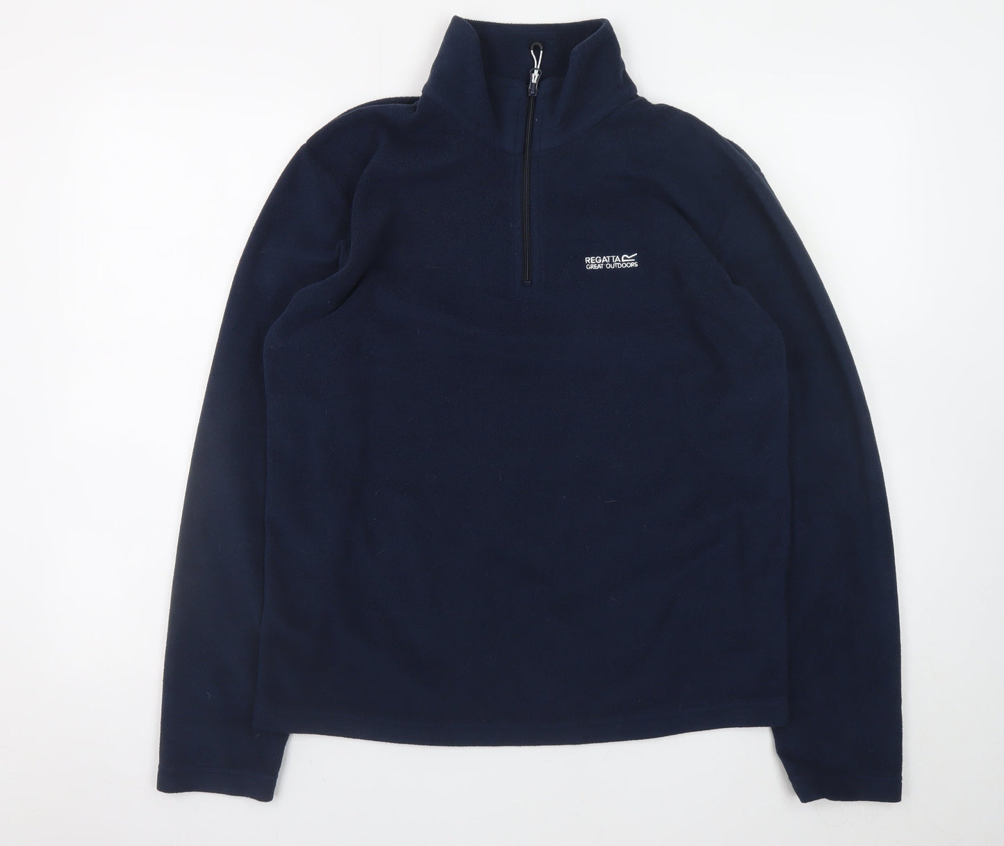 Regatta Men's Blue Fleece 1/4 Zip Pullover Sweatshirt M
