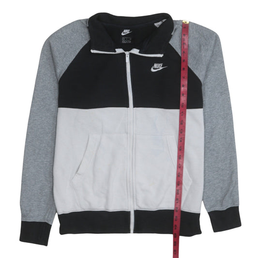 Nike Men's Black Grey White 2XL Colourblock Track Jacket