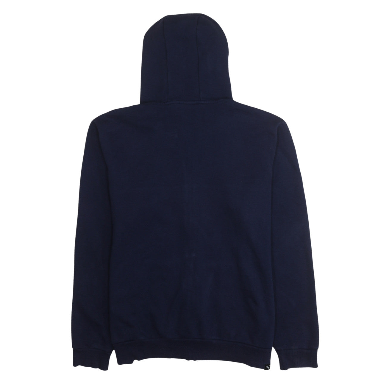 Puma Men's Blue Full Zip Hoodie Size L Sportswear Fleece