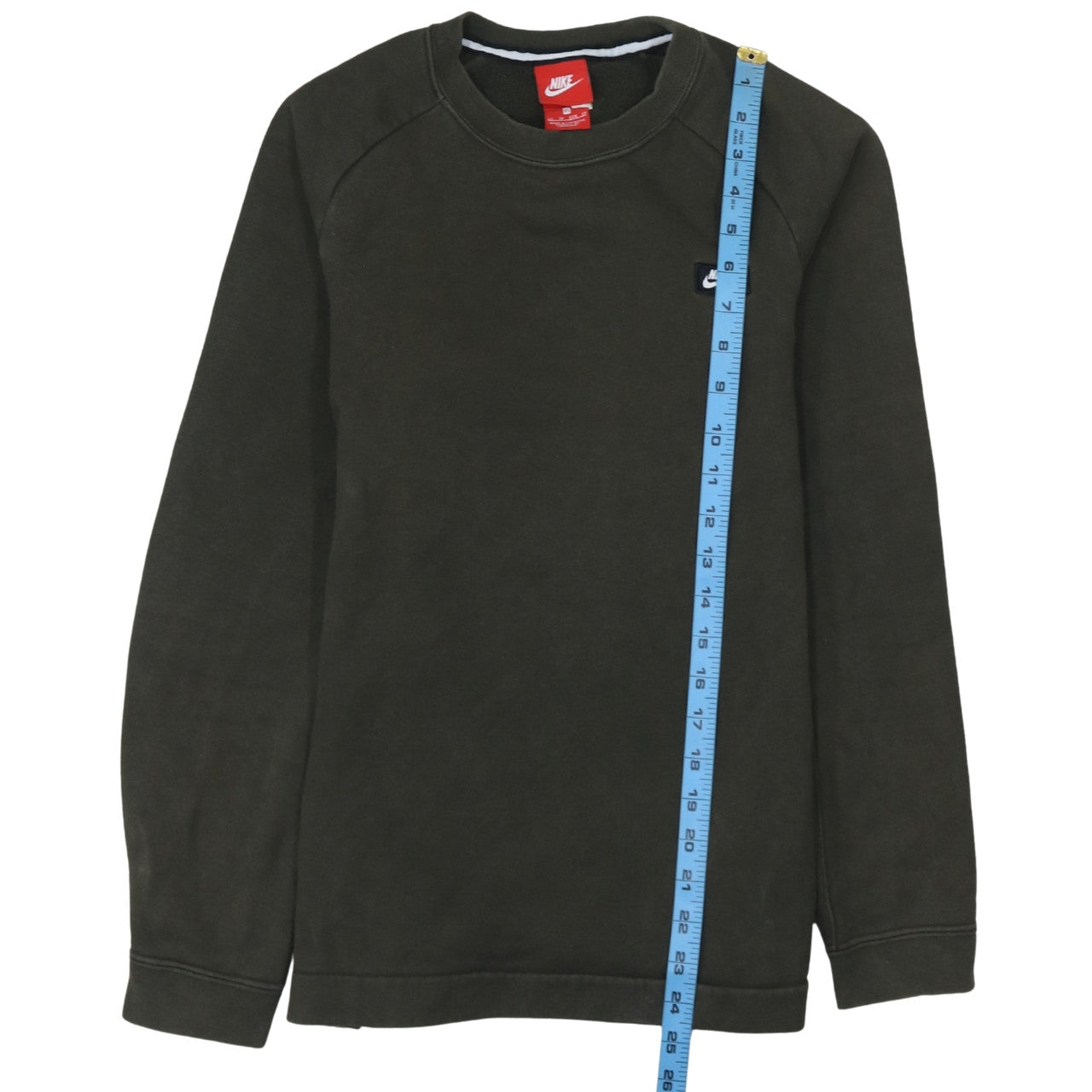 Nike Men's Green XS Pullover Crew Neck Fleece Sweatshirt