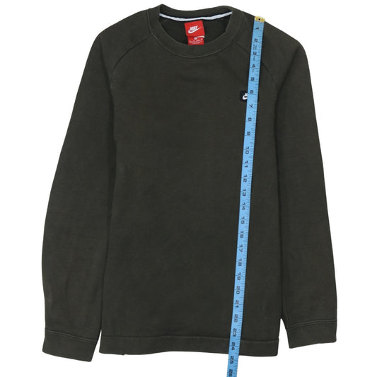 Nike Men's Green XS Pullover Crew Neck Fleece Sweatshirt