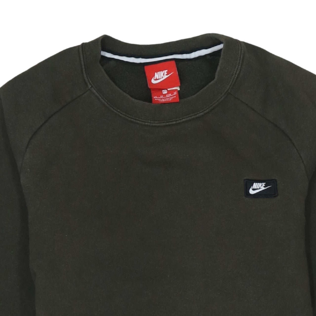 Nike Men's Green XS Pullover Crew Neck Fleece Sweatshirt
