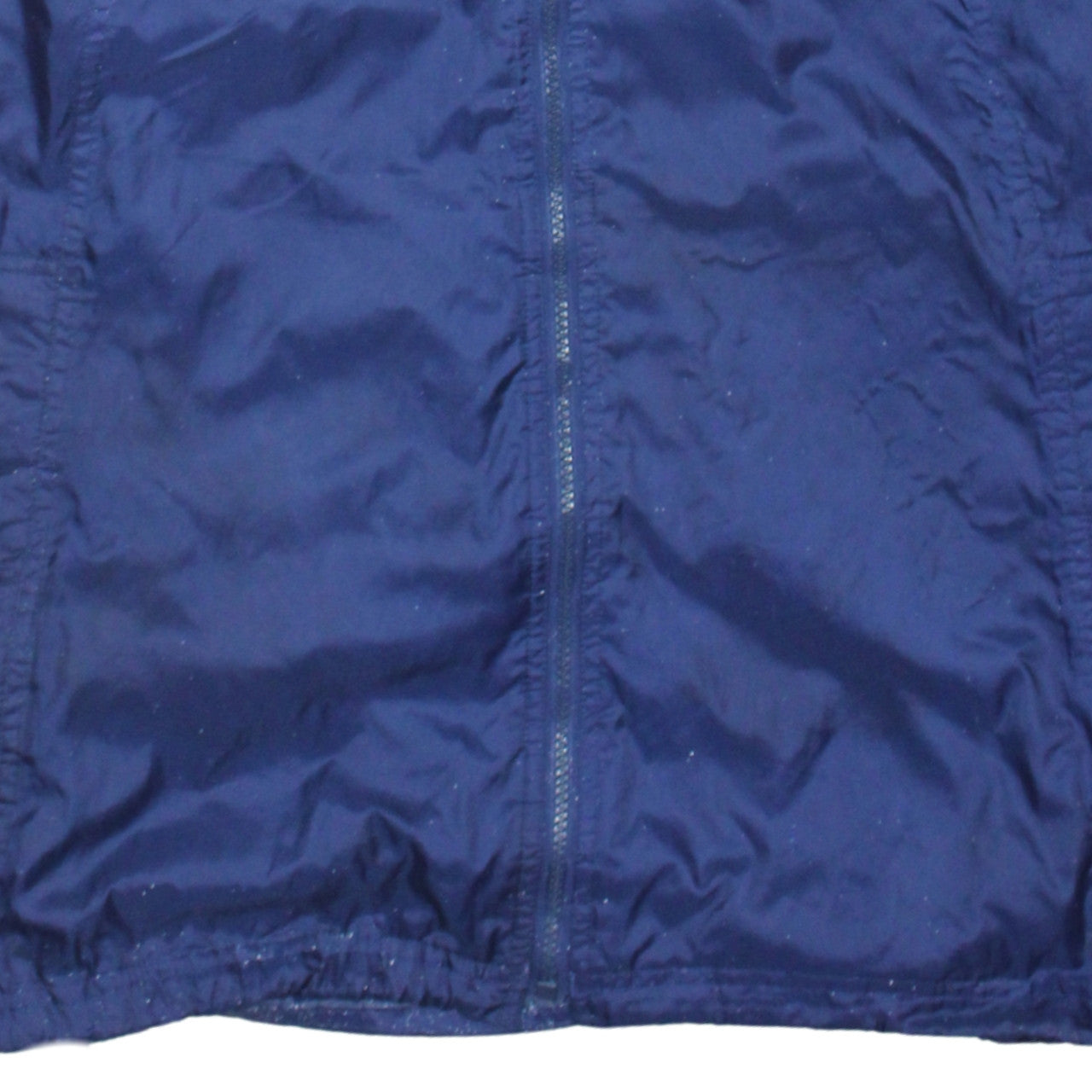 Adidas Women's Blue Hooded Windbreaker Jacket Size L Waterproof
