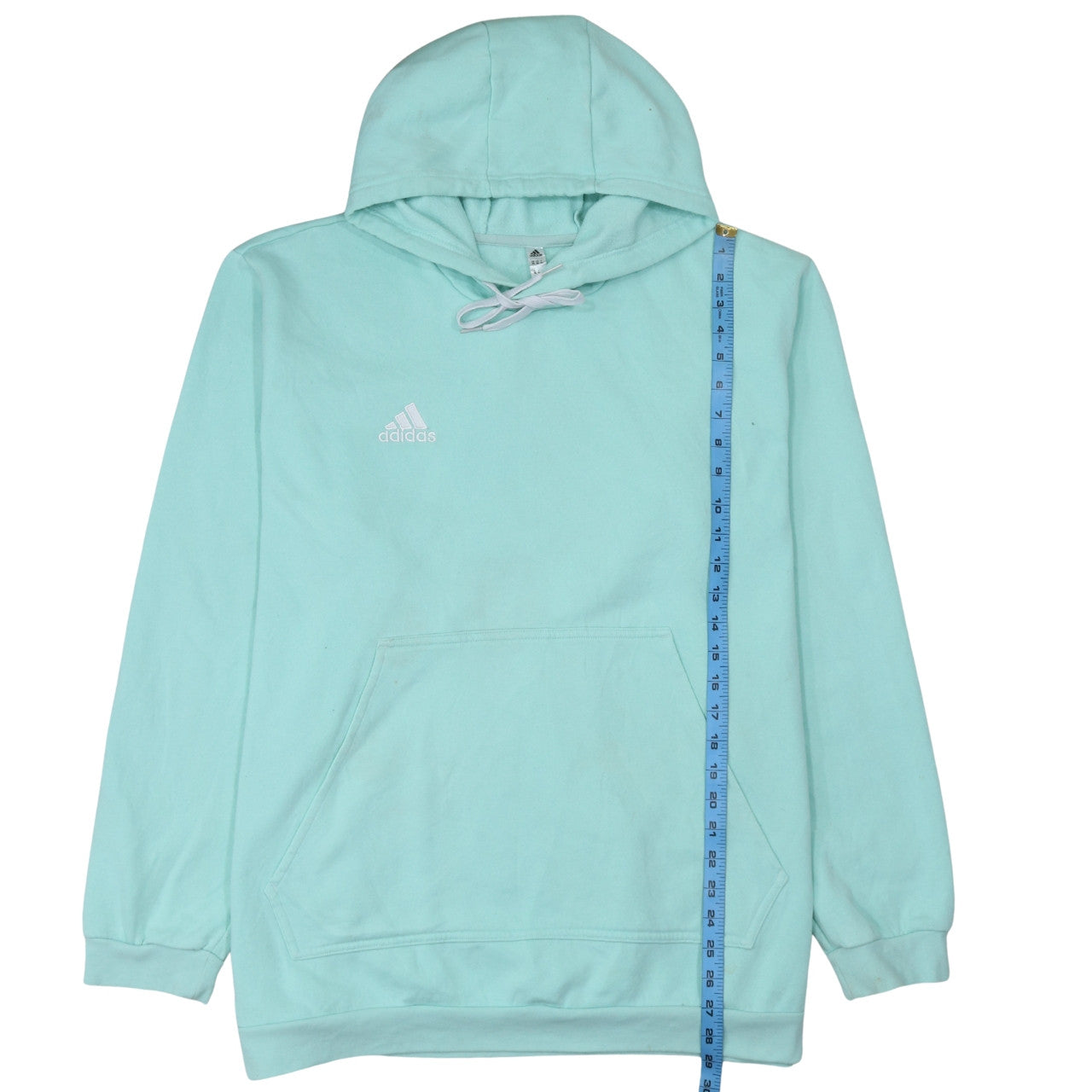 Adidas Women’s Mint Green Pullover Hoodie 2XL Cotton Blend