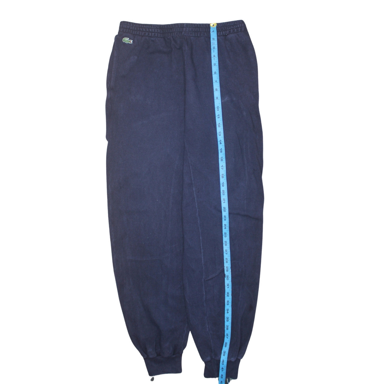 Lacoste Men's Blue Fleece Jogger Trousers XL Elastic Waist