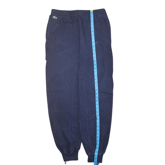 Lacoste Men's Blue Fleece Jogger Trousers XL Elastic Waist