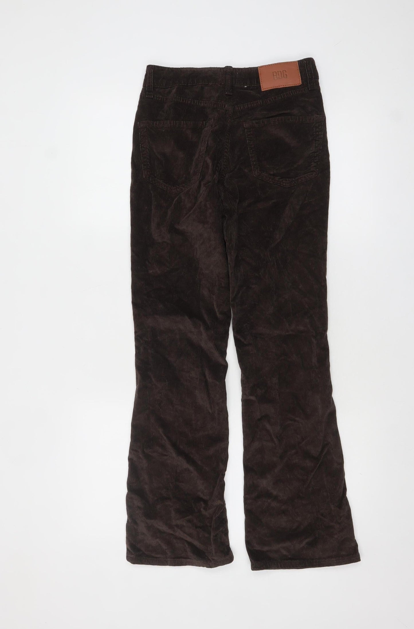 BDG Urban Outfitters Women's Brown Flared Corduroy Trousers Size 10